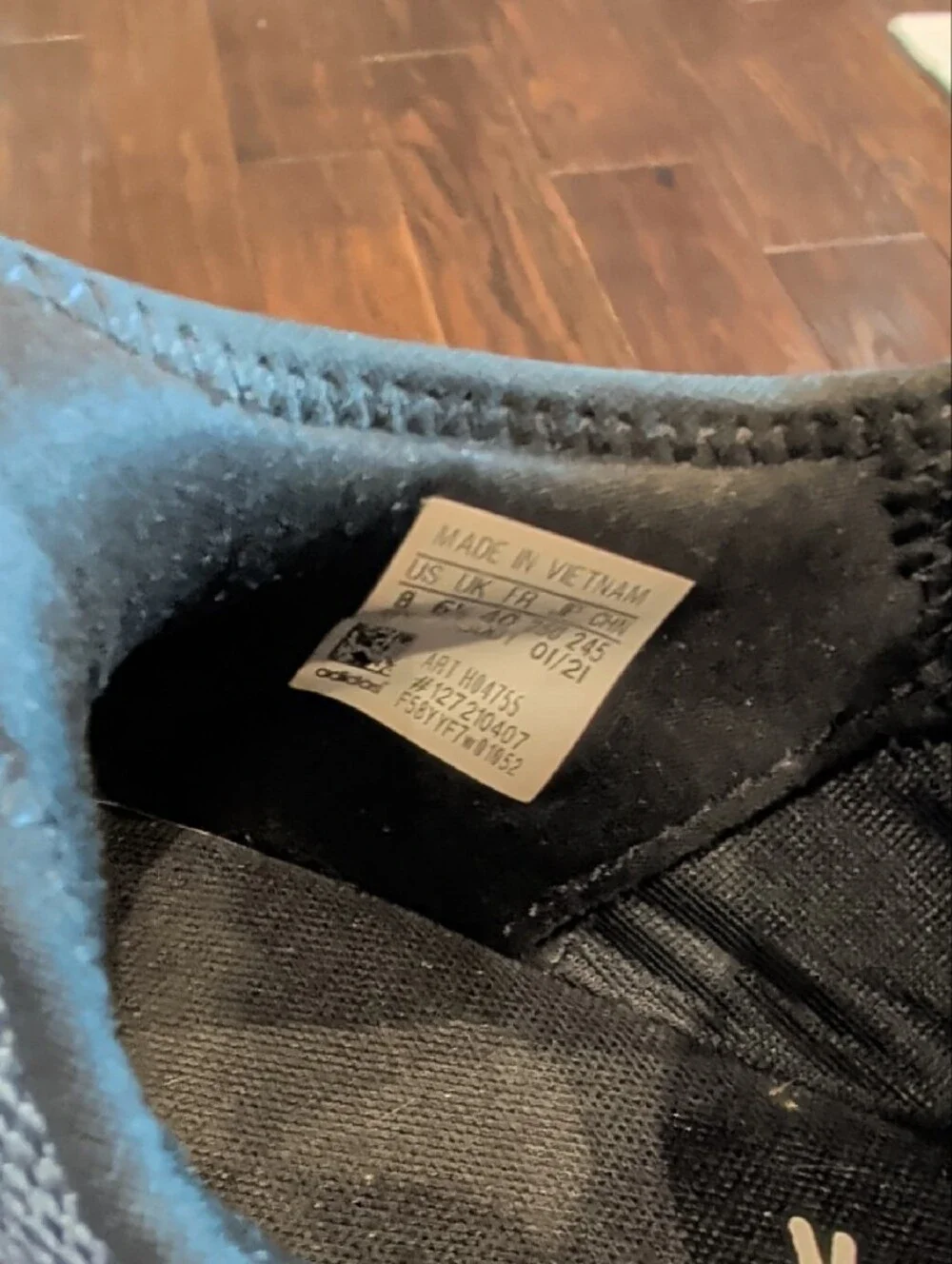 adidas Black and Gray Knit Casual Sneakers